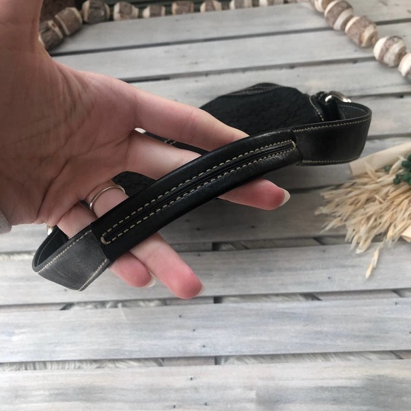 Vintage Y2K Coach Signature Black Soho Boho Purse Bag - Picture 10 of 10